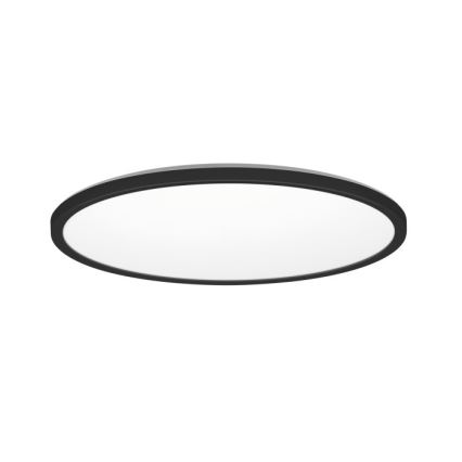 LED Badkamer plafondlamp NIVERA LED/24W/230V IP54 3000/4000/6000K diameter 30 cm zwart