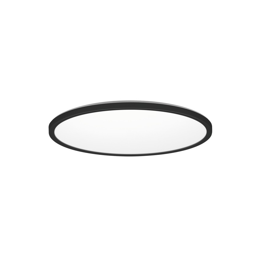 LED Badkamer plafondlamp NIVERA LED/24W/230V IP54 3000/4000/6000K diameter 30 cm zwart