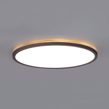 LED Badkamer plafondlamp NIVERA LED/32W/230V IP54 3000/4000/6000K diameter 42 cm zwart