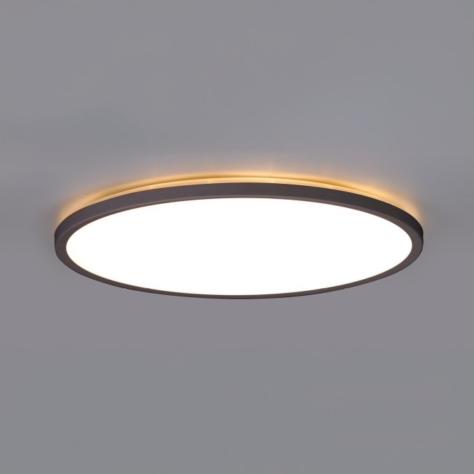 LED Badkamer plafondlamp NIVERA LED/32W/230V IP54 3000/4000/6000K diameter 42 cm zwart