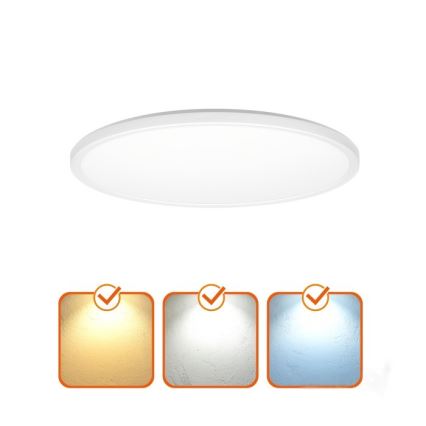 LED Badkamer plafondlamp NIVERA LED/32W/230V IP54 3000/4000/6000K diameter 42 cm wit