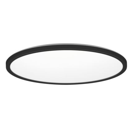 LED Badkamer plafondlamp NIVERA LED/32W/230V IP54 3000/4000/6000K diameter 42 cm zwart