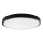 LED Badkamer plafondlamp SAMSUNG CHIP LED/24W/230V IP44 6500K diameter 29 cm zwart