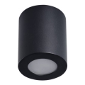 LED Badkamer plafondlamp SANI 1xGU10/10W/230V IP44 zwart