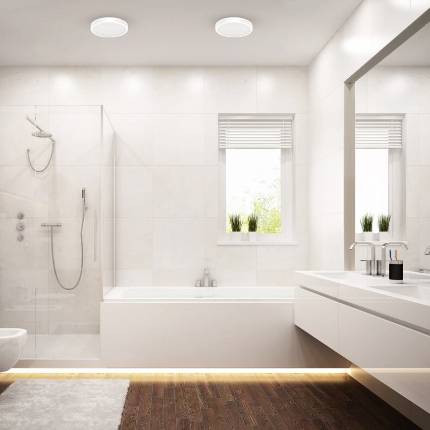 LED Badkamer plafondlamp VERA LED/12W/230V 4000K IP65 wit