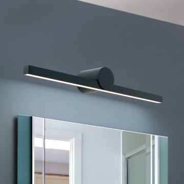 LED Badkamer spiegelverlichting BEAUTY LED/12W/230V 61 cm IP54 zwart