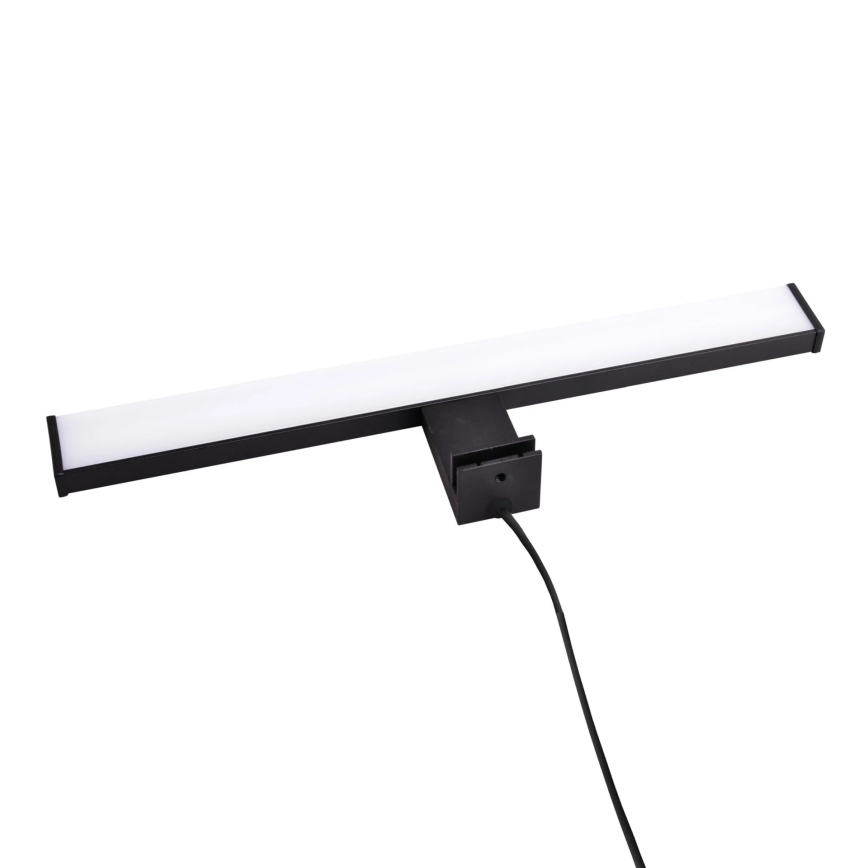 LED Badkamer spiegelverlichting ELBA LED/8W/230V 4000K 40 cm IP44 zwart