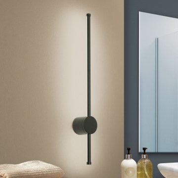 LED Badkamer spiegelverlichting FERDINAND LED/12W/230V IP54 zwart