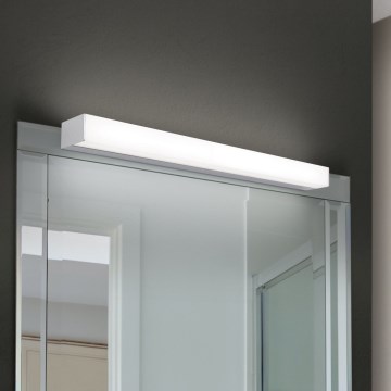 LED Badkamer spiegelverlichting HORIZON LED/12W/230V 3000/4000K 60 cm IP44 zilver