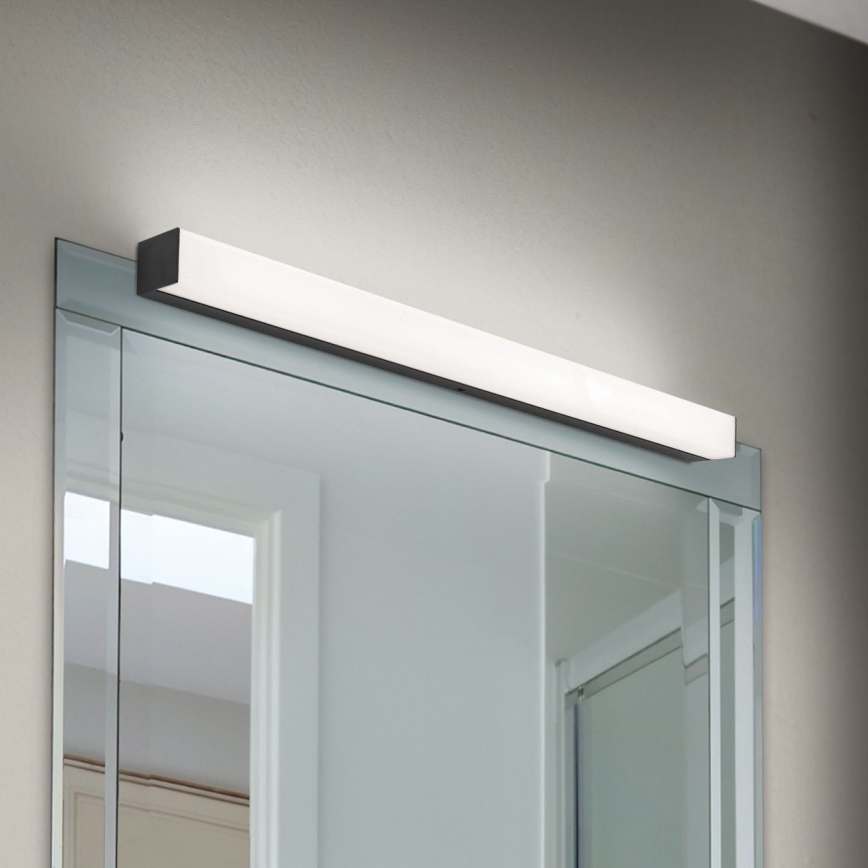 LED Badkamer spiegelverlichting HORIZON LED/12W/230V 3000/4000K 60 cm IP44 zwart