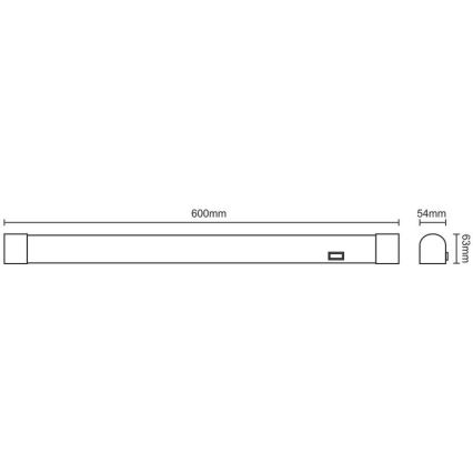 LED Badkamer spiegelverlichting LED/15W/230V 4000K IP44