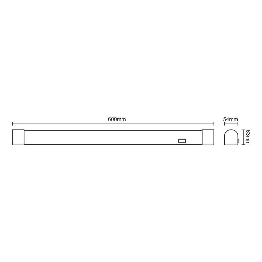LED Badkamer spiegelverlichting LED/15W/230V 4000K IP44