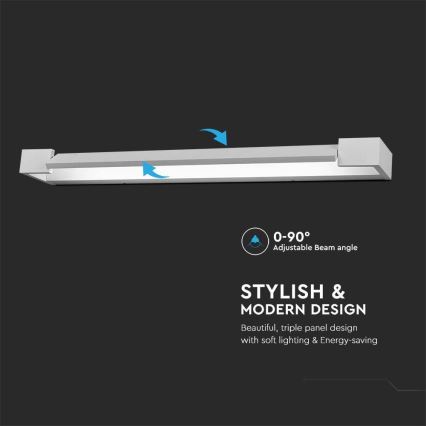 LED Badkamer spiegelverlichting LED/18W/230V 4000K IP44 60 cm wit