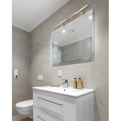 LED Badkamer spiegelverlichting LED/5W/230V 4000K 30 cm IP44 mat goud