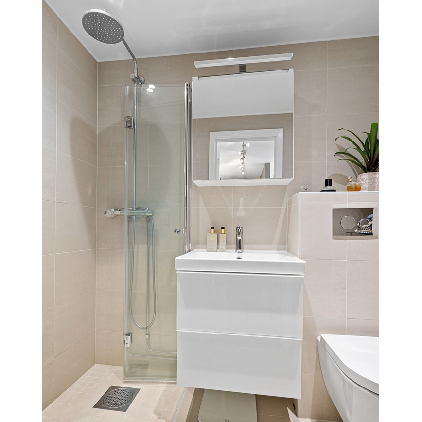 LED Badkamer spiegelverlichting LED/8W/230V 4000K 50 cm IP44 glanzend chroom