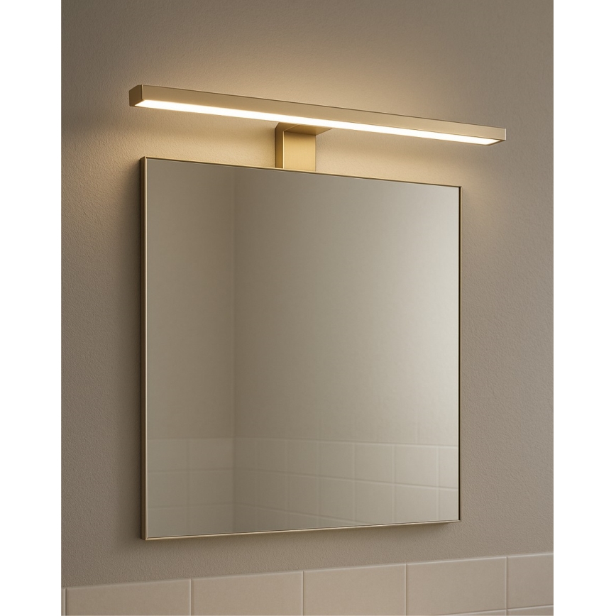 LED Badkamer spiegelverlichting LED/8W/230V 4000K 50 cm IP44 mat goud