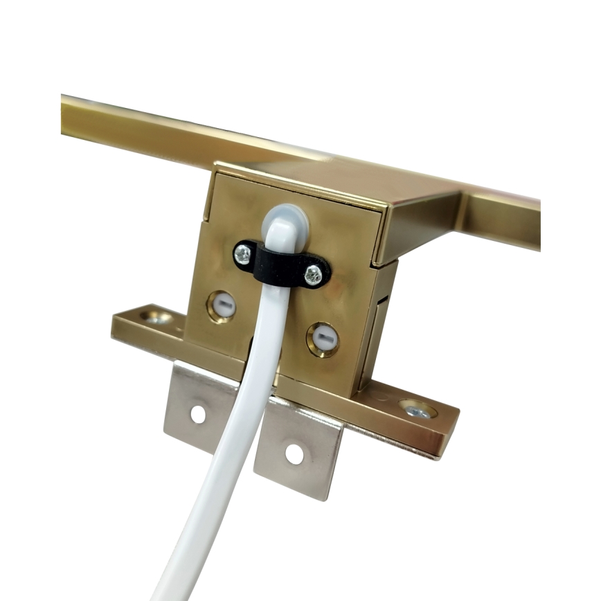 LED Badkamer spiegelverlichting LED/8W/230V 4000K 50 cm IP44 mat goud