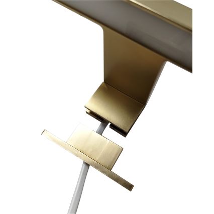 LED Badkamer spiegelverlichting LED/8W/230V 4000K 50 cm IP44 mat goud