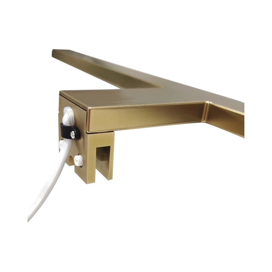 LED Badkamer spiegelverlichting LED/8W/230V 4000K 50 cm IP44 mat goud