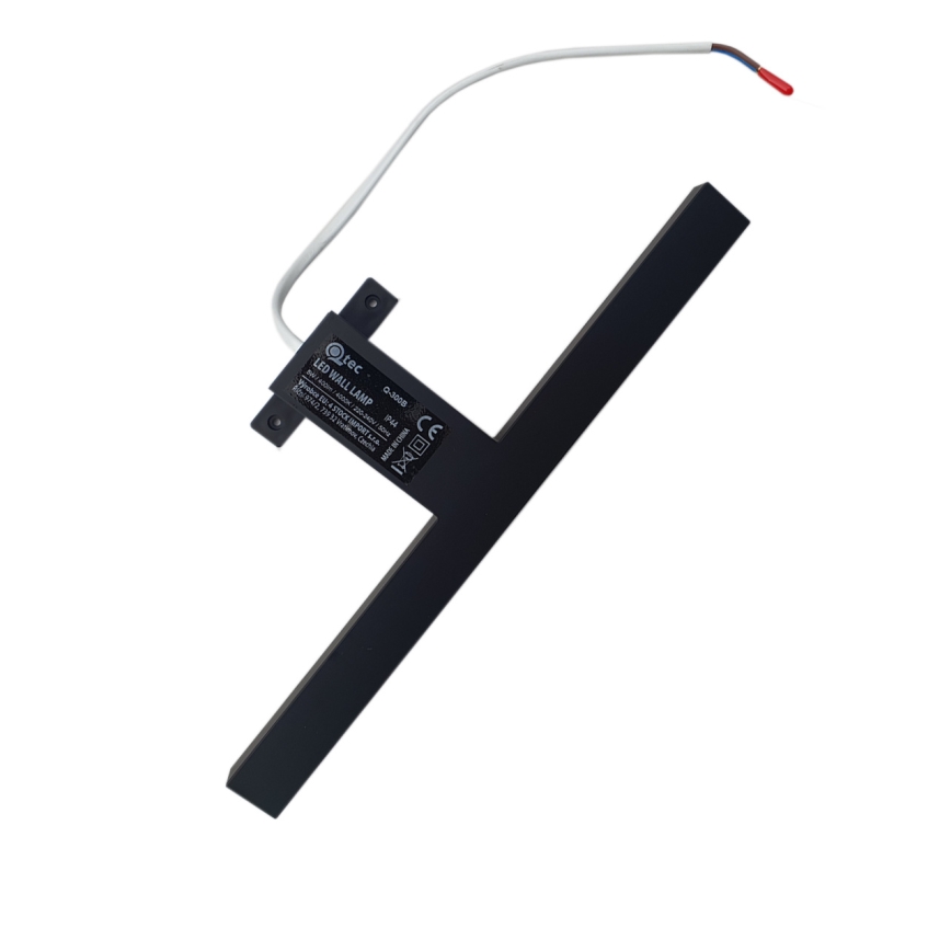 LED Badkamer spiegelverlichting LED/8W/230V 4000K 50 cm IP44 zwart