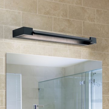 LED Badkamer spiegelverlichting MARILYN LED/18W/230V 60 cm IP44 zwart