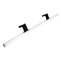 LED Badkamer spiegelverlichting MIRROR LED/12W/230V 80 cm IP44 zwart