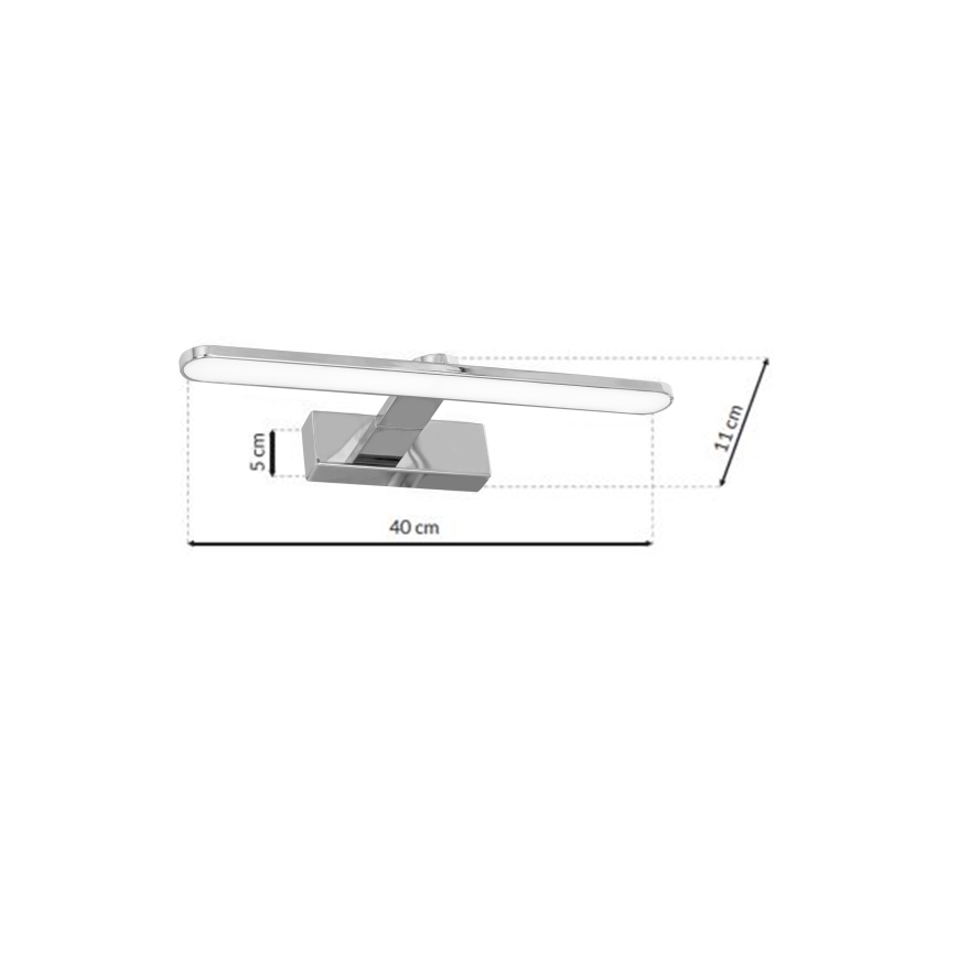 LED Badkamer spiegelverlichting SPLASH LED / 8W / 230V IP44