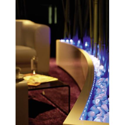 LED badkamer strip LED/24W/12V 5 m IP65 blauw