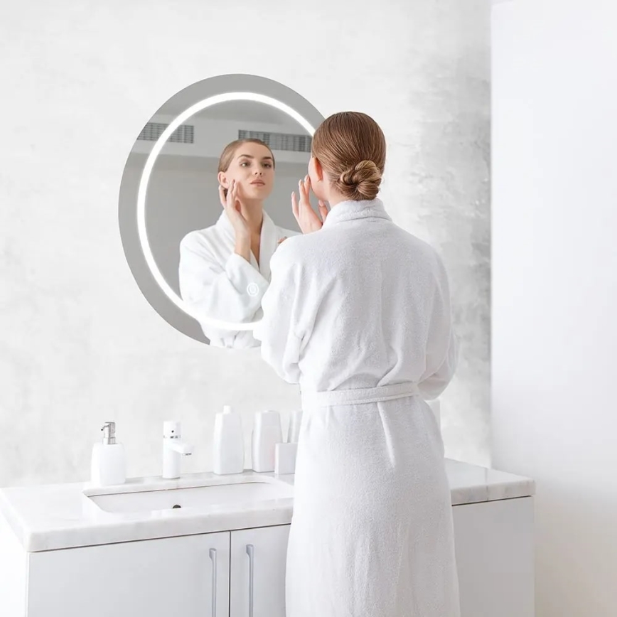 LED Badkamer verwarmde spiegel met achtergrondverlichting LED/25W/230V IP44 3000K/4000K/6400K
