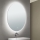 LED Badkamer verwarmde wand spiegel met een achtergrondverlichting FOCUS LED/25W/230V 3000/4200/6000K diameter 60 cm IP44