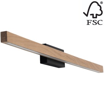 LED Badkamer wandlamp AQUAVIVA LED/12W/230V 80 cm IP44 eiken – FSC gecertificeerd