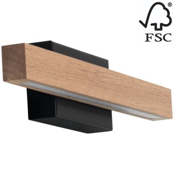 LED Badkamer wandlamp AQUAVIVA LED/6W/230V 40 cm IP44 eiken – FSC gecertificeerd