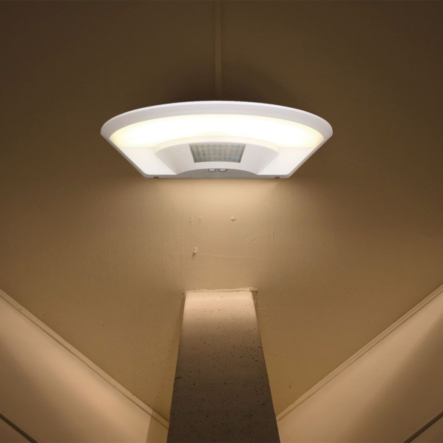 LED Badkamer wandlamp met sensor SAMSUNG CHIP LED/10W/230V 4000K IP54 wit