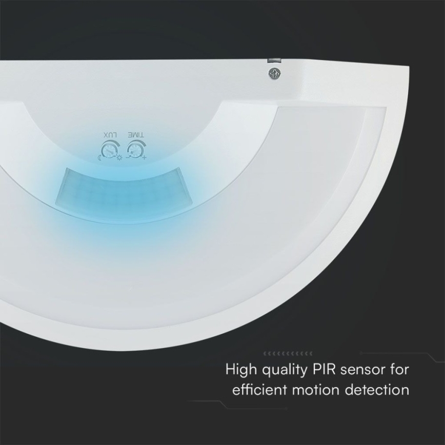 LED Badkamer wandlamp met sensor SAMSUNG CHIP LED/10W/230V 4000K IP54 wit