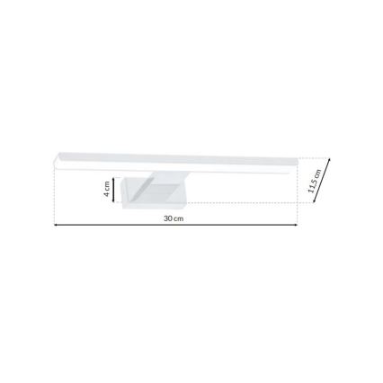 LED Badkamer wandverlichting SHINE 1xLED/7W/230V IP44