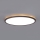 LED Badkamerlamp met bewegings- en schemersensor NIVERA LED/32W/230V IP54 3000/4000/6000K diameter 42 cm zwart + afstandsbediening