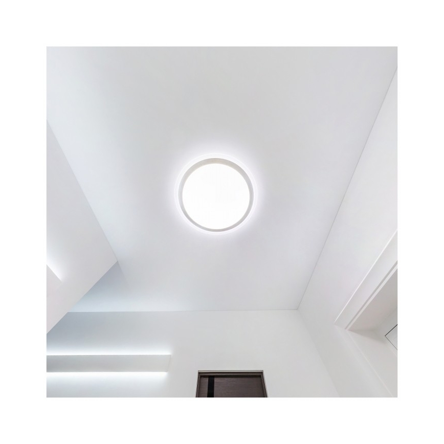 LED badkamer plafondlamp DEFENDER LED/12/18/24W/230V 3000/4000/6500K IP65 Ø 30 cm wit