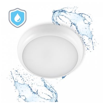 LED badkamer plafondlamp DEFENDER LED/12/18/24W/230V 3000/4000/6500K IP65 Ø 30 cm wit