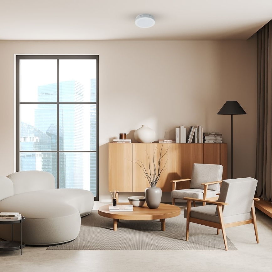 LED badkamerplafondlamp MARLON LED/12W/230V Ø 18 cm IP54 wit