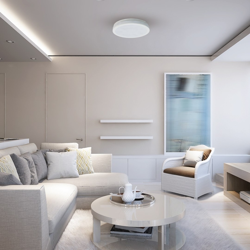 LED-badkamerplafondlamp MARLON LED/36W/230V Ø 30 cm IP54 wit