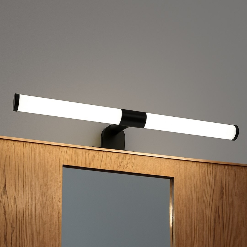 LED badkamerspiegelverlichting 2-in-1 APA LED/6W/230V 40 cm IP44 zwart