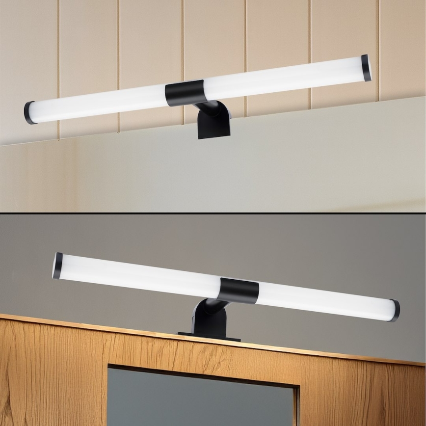 LED badkamerspiegelverlichting 2-in-1 APA LED/6W/230V 40 cm IP44 zwart