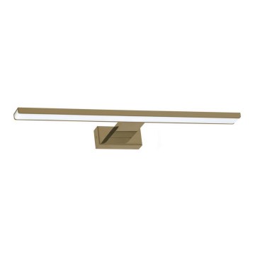 LED Badkamerverlichting voor spiegel SHINE LED/13,8W/230V IP44 messing