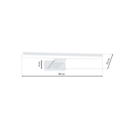 LED badkamerwandlamp SHINE LED/7W/230V 30 cm IP44 wit