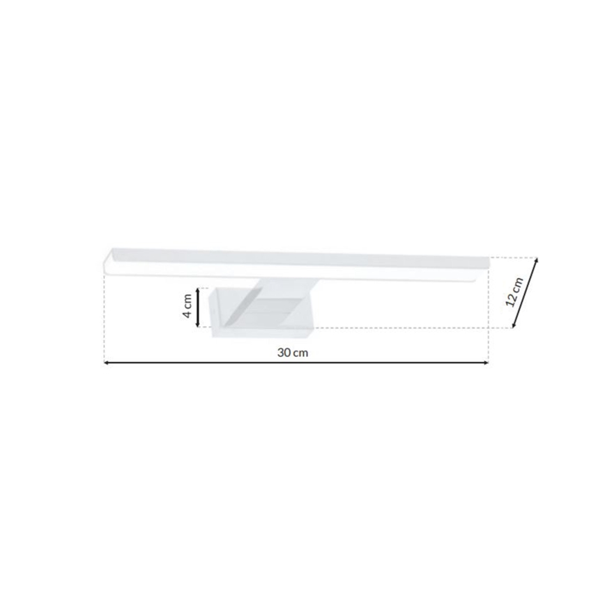 LED badkamerwandlamp SHINE LED/7W/230V 30 cm IP44 wit