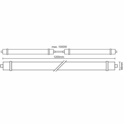 LED Bedrijfsverlichting LED/40W/180-265V IP65