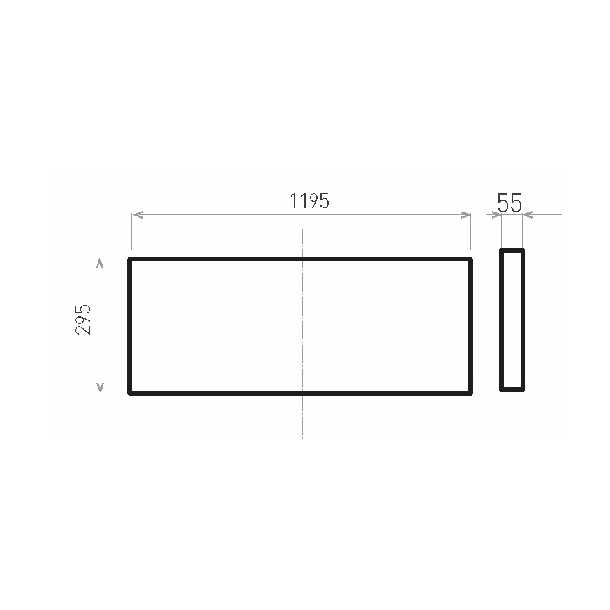 LED Bevestigd lichtpaneel ILLY II UGR LED/46W/230V