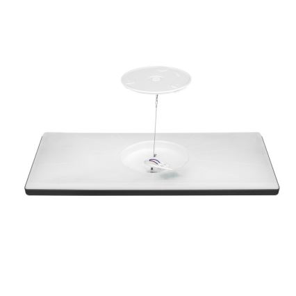 LED Bevestigd lichtpaneel NIVERA LED/32W/230V IP54 3000/4000/6000K 29,5x59,5 cm zwart