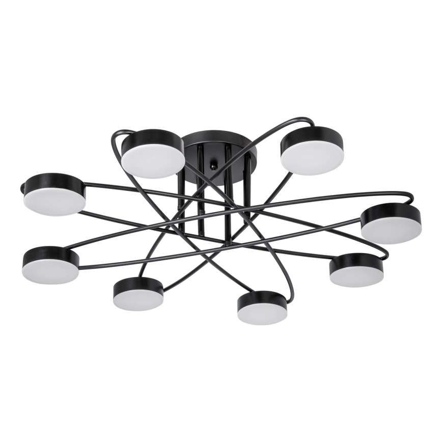 LED Bevestigde Hanglamp 8xLED/7W/230V zwart