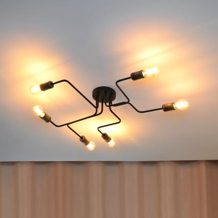 LED Bevestigde Hanglamp TUBE 6xE27/15W/230V